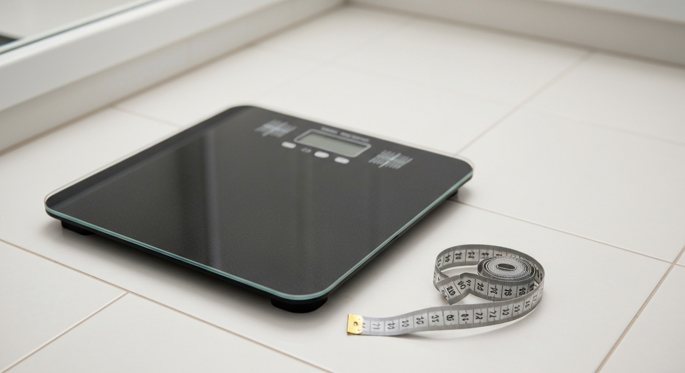 Weegschaal na stoppen met Wegovy